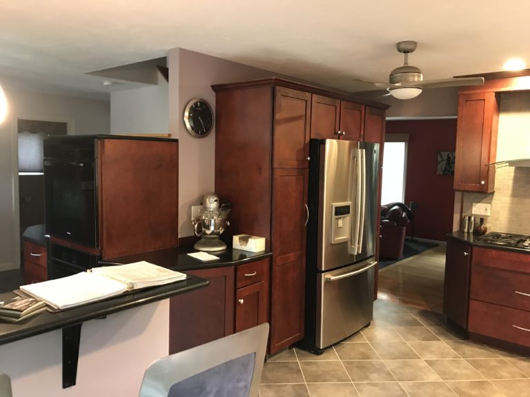 New Hampshire cabinet refacing Benchmark Home Improvements 768x576